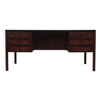 Rosewood desk, Danish design, 1970s, made by Omann Jun