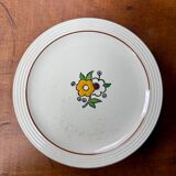 Longwy iron earth dessert service