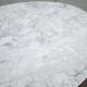 Vintage oval marble table produced by Roche Bobois