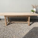 Sanded farmhouse table extensions 275 cm