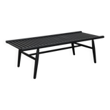 Contemporary slatted wood bench by Stellar Works, 2000s