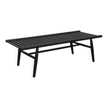 Contemporary slatted wood bench by Stellar Works, 2000s