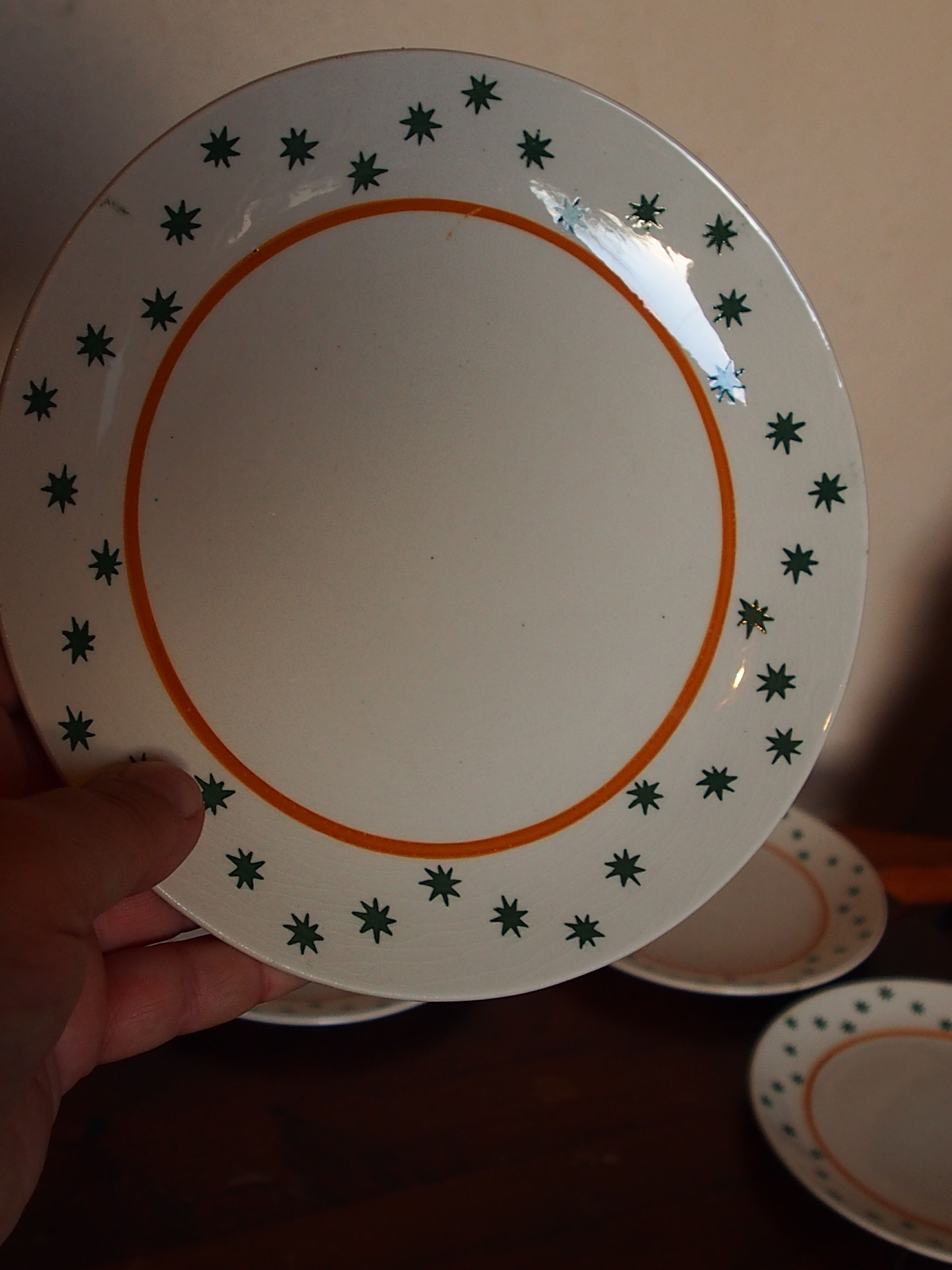 Set of 6 gien asiattes model Constellation creation millefleurs