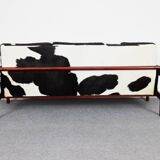 Gonzalo Córdoba, Mid-century Turiguano Mahogany Sofa, DUJO , Cuba, 1960s