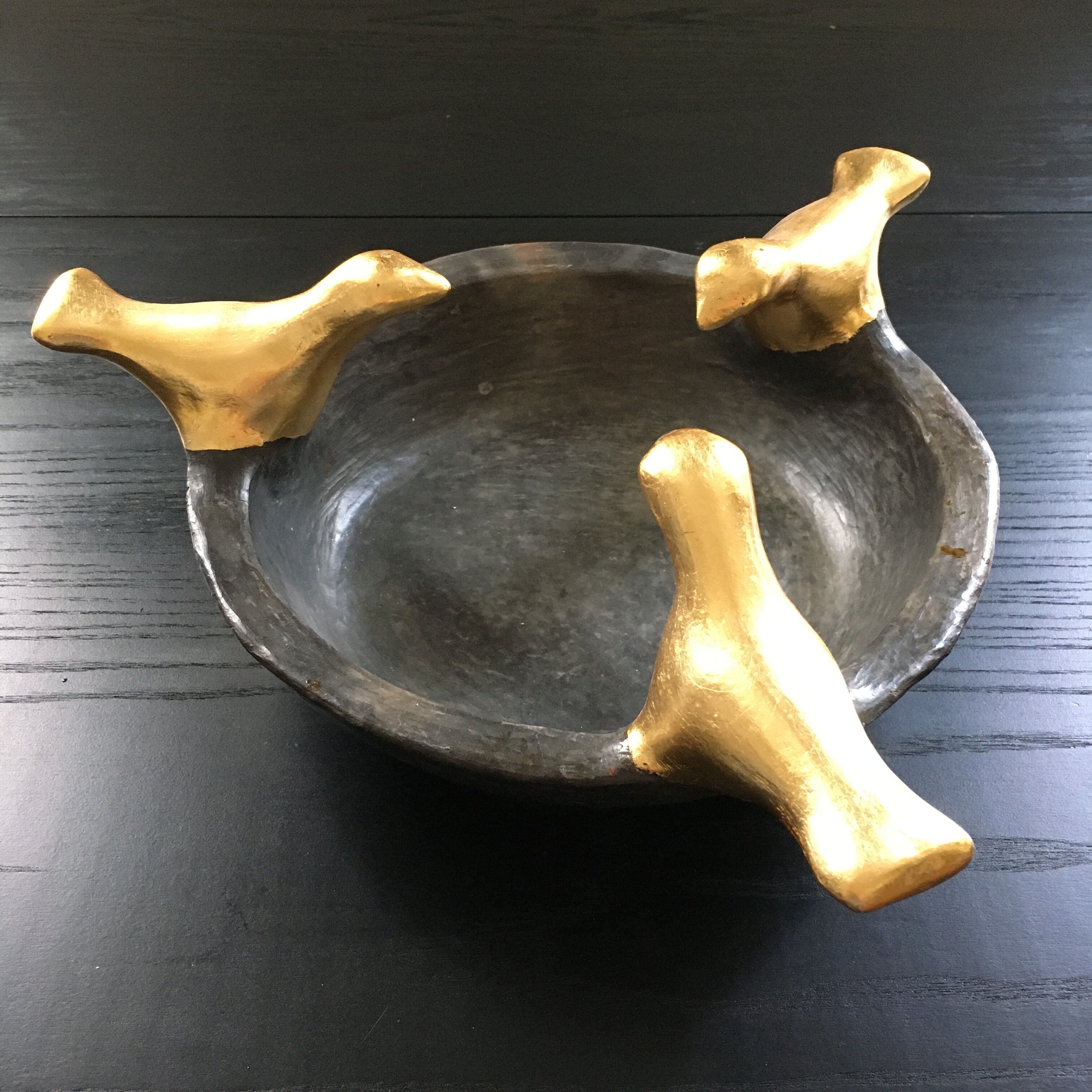 3 gold bird empty pocket