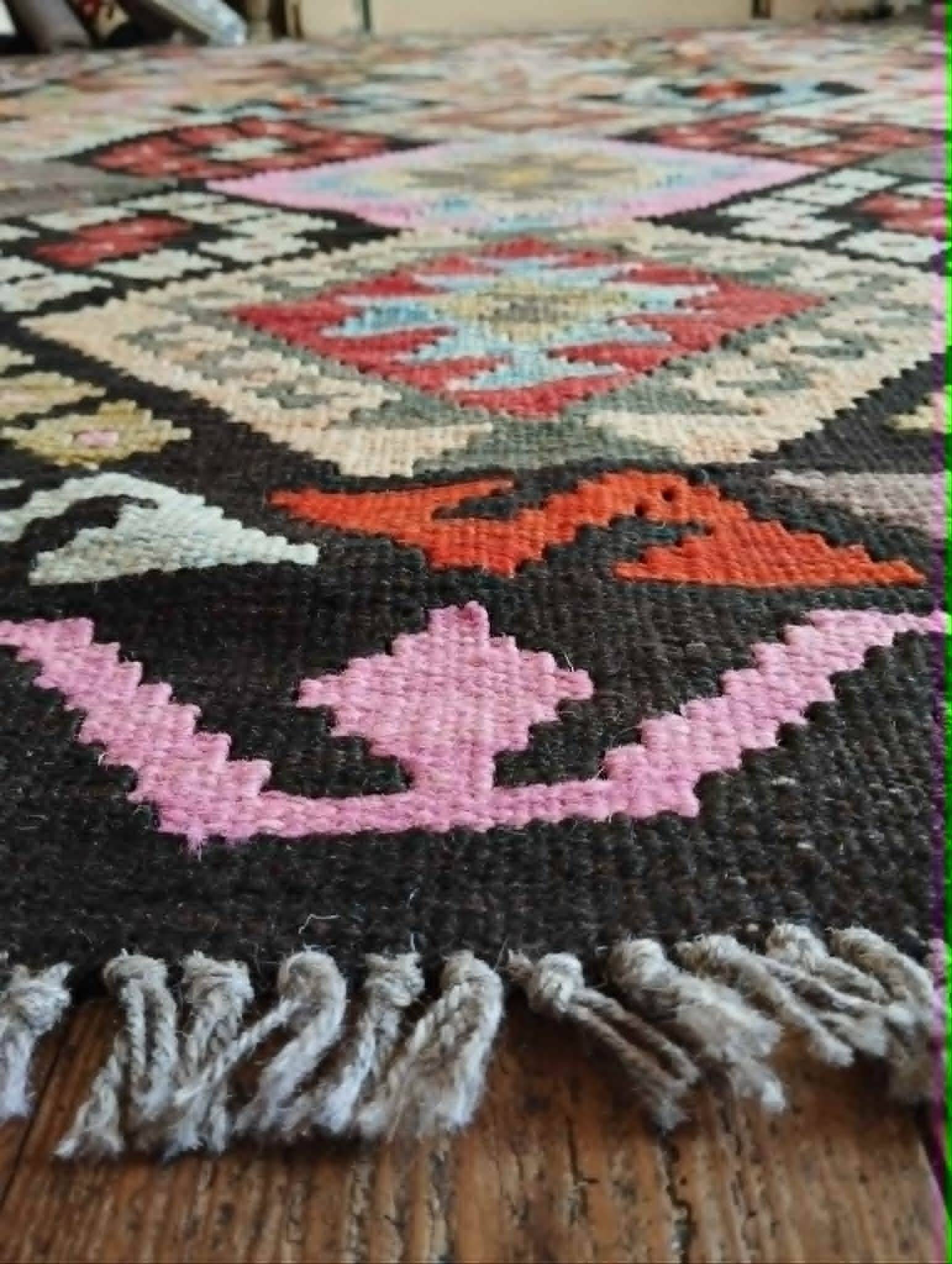 Kilim Persan Qashqaï fait main 260x184cm