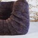Togo aubergine corner armchair by Michel Ducaroy for Ligne Roset