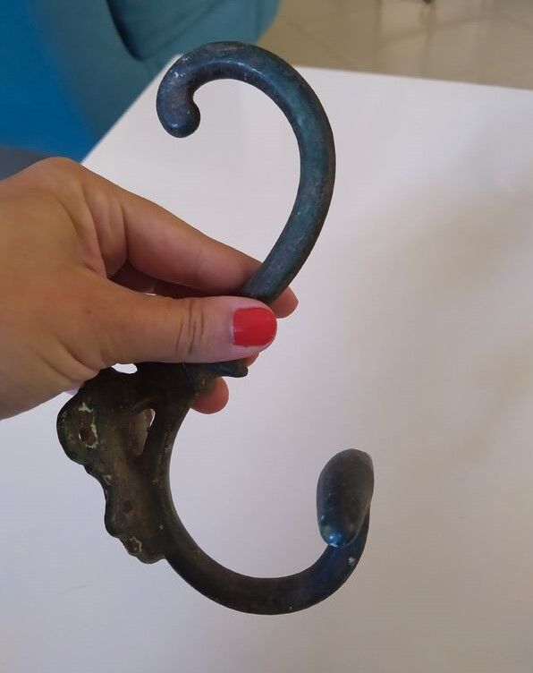 Old cast iron hook