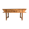 Teak desktop console