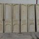 Set of 6 interior doors in fir of the nineteenth century