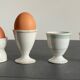 4 antique ceramic egg cups