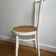 Chaise en bois et cannage