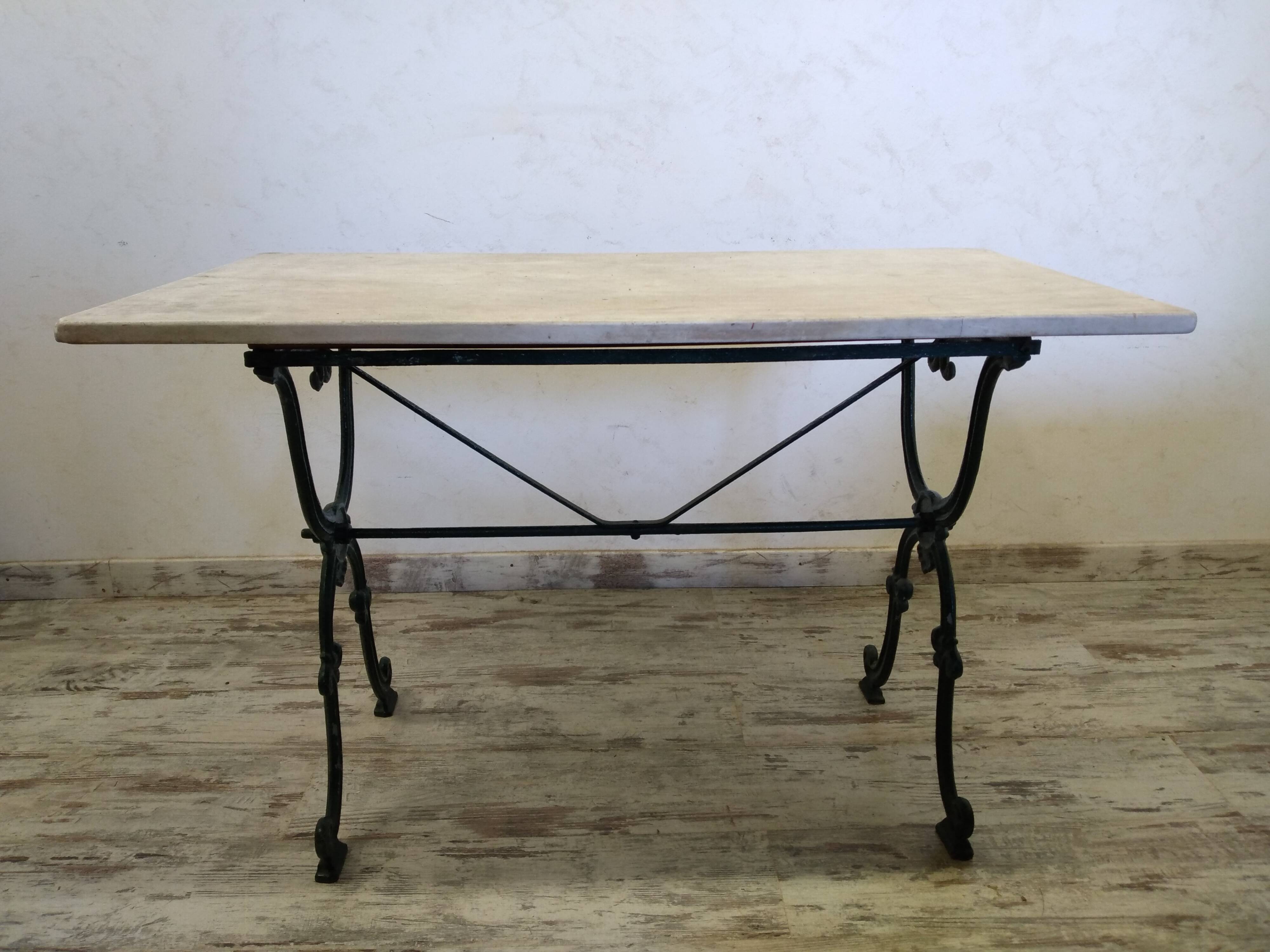 Marble bistro table
