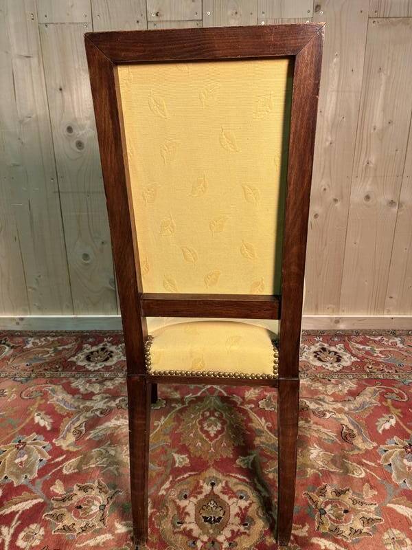 Set of 6 mahogany chairs in the Arbus style