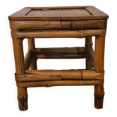 Low rattan seat for plants