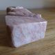 Pink marble owl paper press