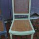 Duo de chaises vintage patiné