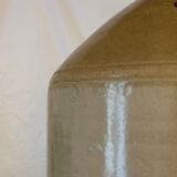 Old alcohol jar from the British army in stoneware.