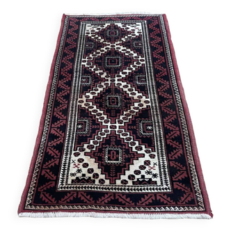Tapis iranien en laine fait main - 188x91cm
