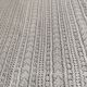 White cotton bedspread - throw with geometric chevron pattern