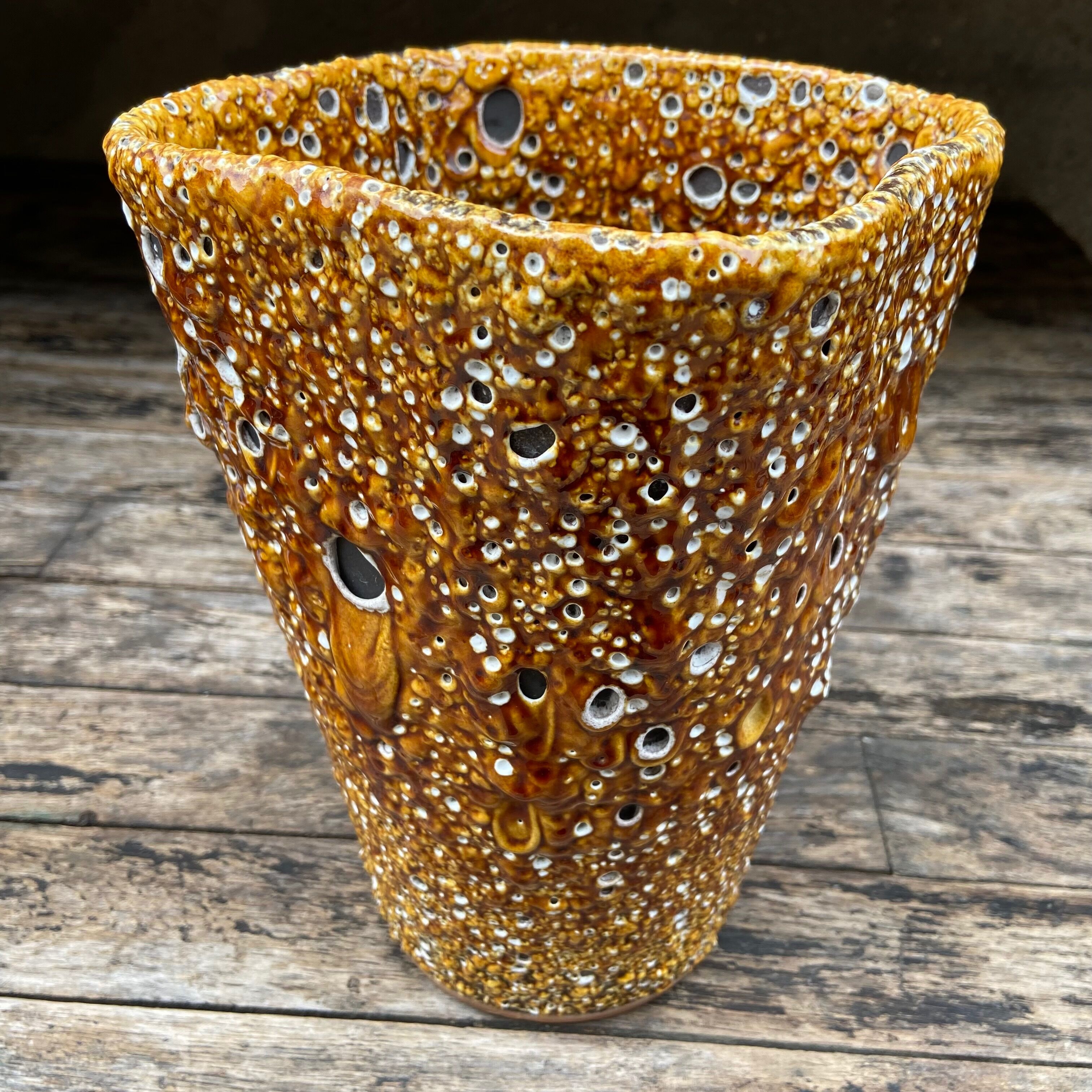 Vase Vallauris-Fat Lava-60s
