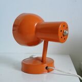 Vintage orange metal spot lamp