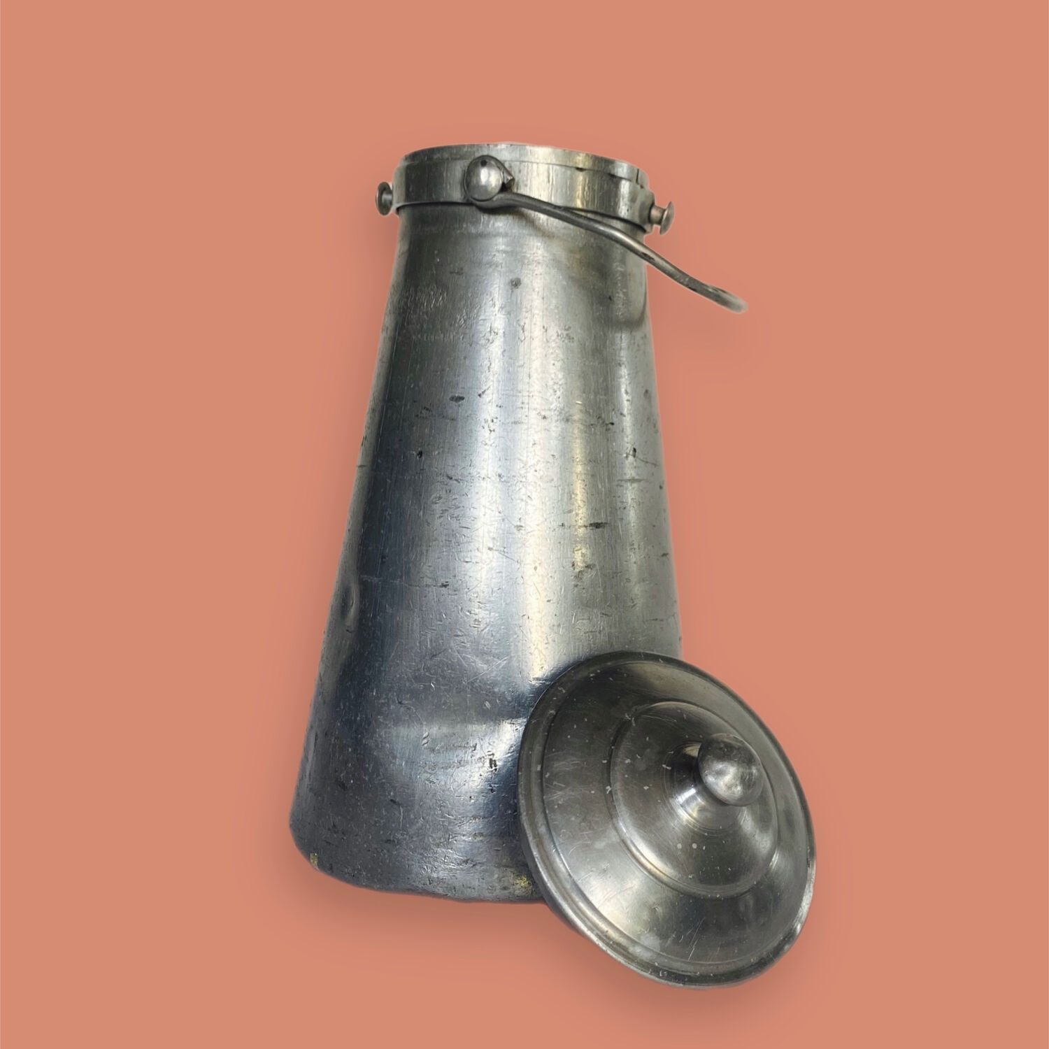 Aluminum milk jug