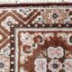 Tapis Vintage Mongol de Collection Fait Main – 52 x 60 cm - 1C1000