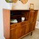 Vintage signed high sideboard / silver dresser