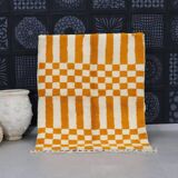 AZILAL orange wool rug 300cmx200cm