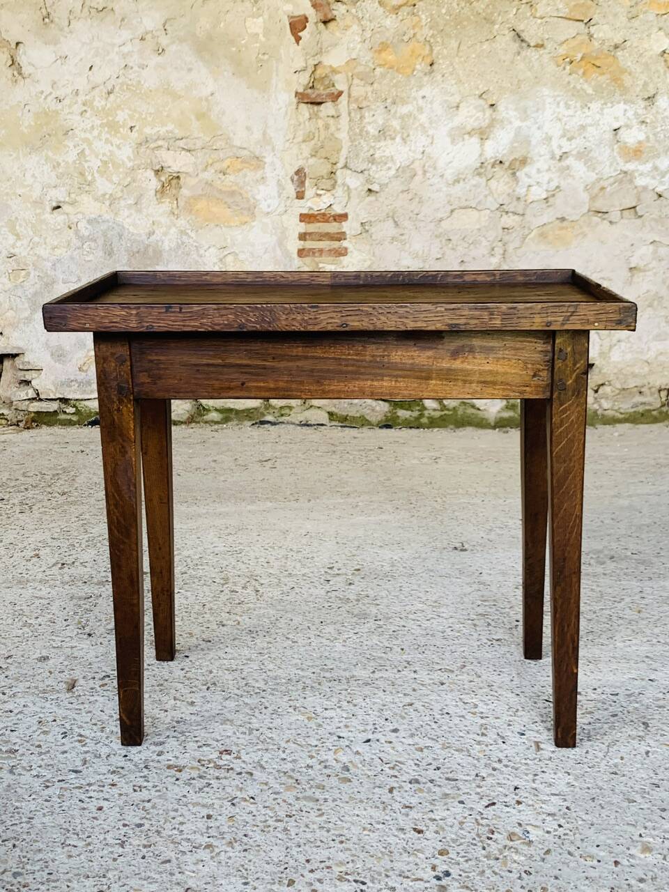 Small console / Side table in walnut 19th century