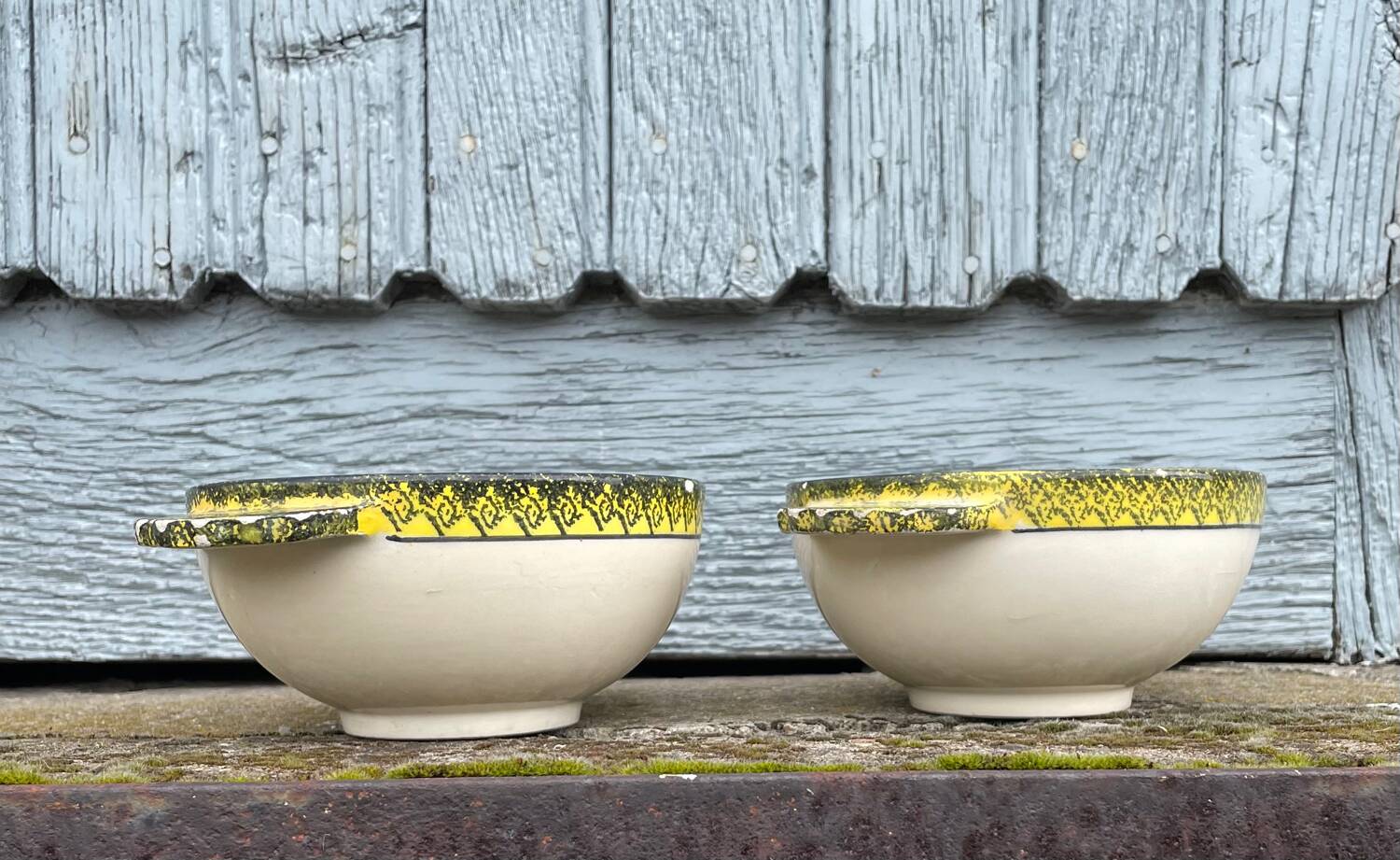 Henriot Quimper France bowl with ear handles