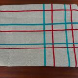 Basque tablecloth red and green stripes