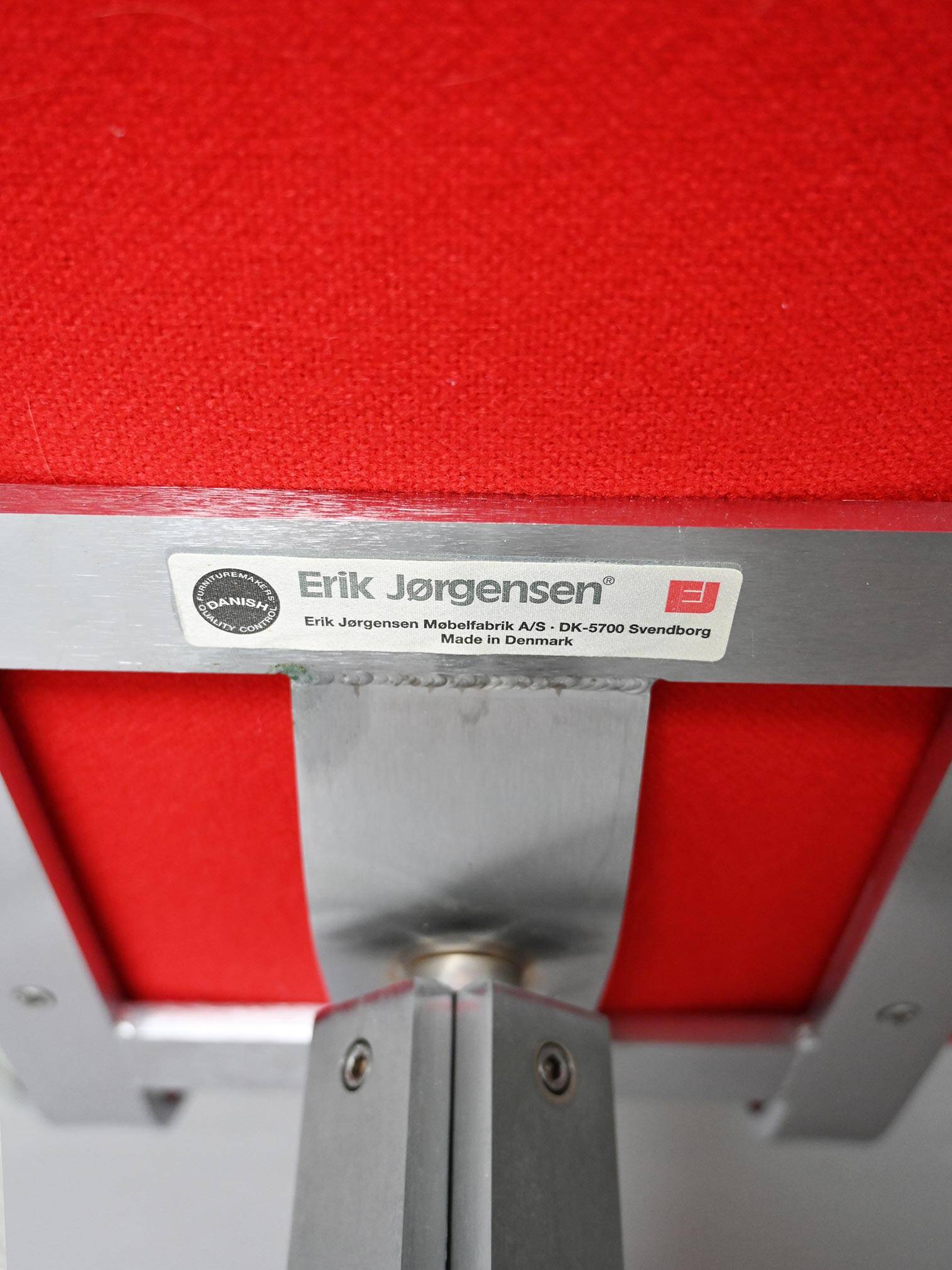 Red Corona Chair by Poul M. Volther