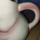 Large pig jug in earthenware – Saint-Clément France, exceptional condition