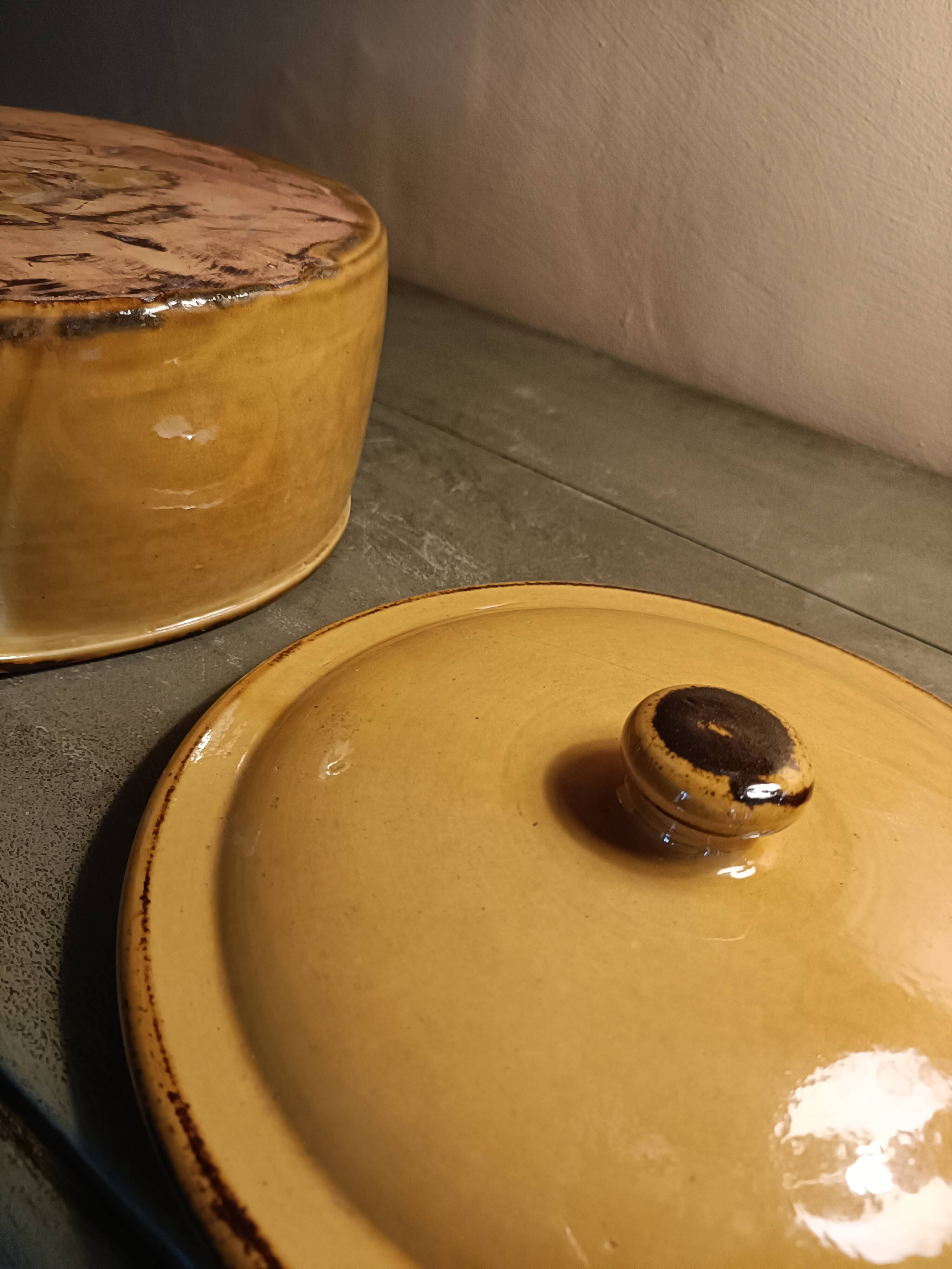 Large covered casserole Vallauris