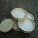 Multiplor 900 white, vintage storage box, office organizer, Rino Pirovano, Rexite