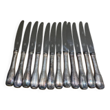 12 silver-plated dessert or cheese knives