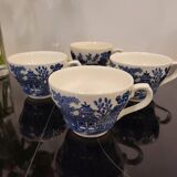 Set of 4 English cups