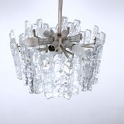 Ice Glass Chandelier by J. T. Kalmar for Kalmar Franken KG, 1960s