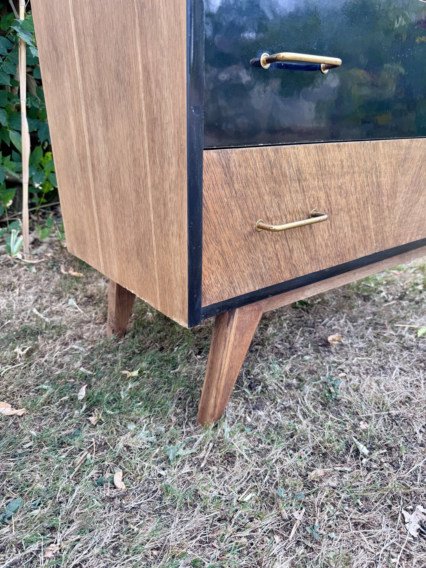 Scandinavian style wooden chest of drawers