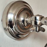 Adjustable brushed metal spotlight - articulated headlight lamp