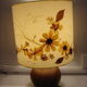 1970 Vintage lamp, ball tour, blinds wooden real flowers