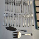 Silver-plated fish service from the mid-20th century