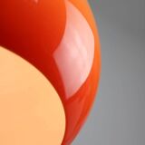 Rare Orange Jolly Pendant Lamp by Luigi Massoni for Guzzini, 1970s