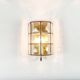 Mid-Century Glass Wall Light from Limburg, Germany, 1960s