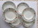 Set of 6 old St Amandinoise St Amand vintage soup plates