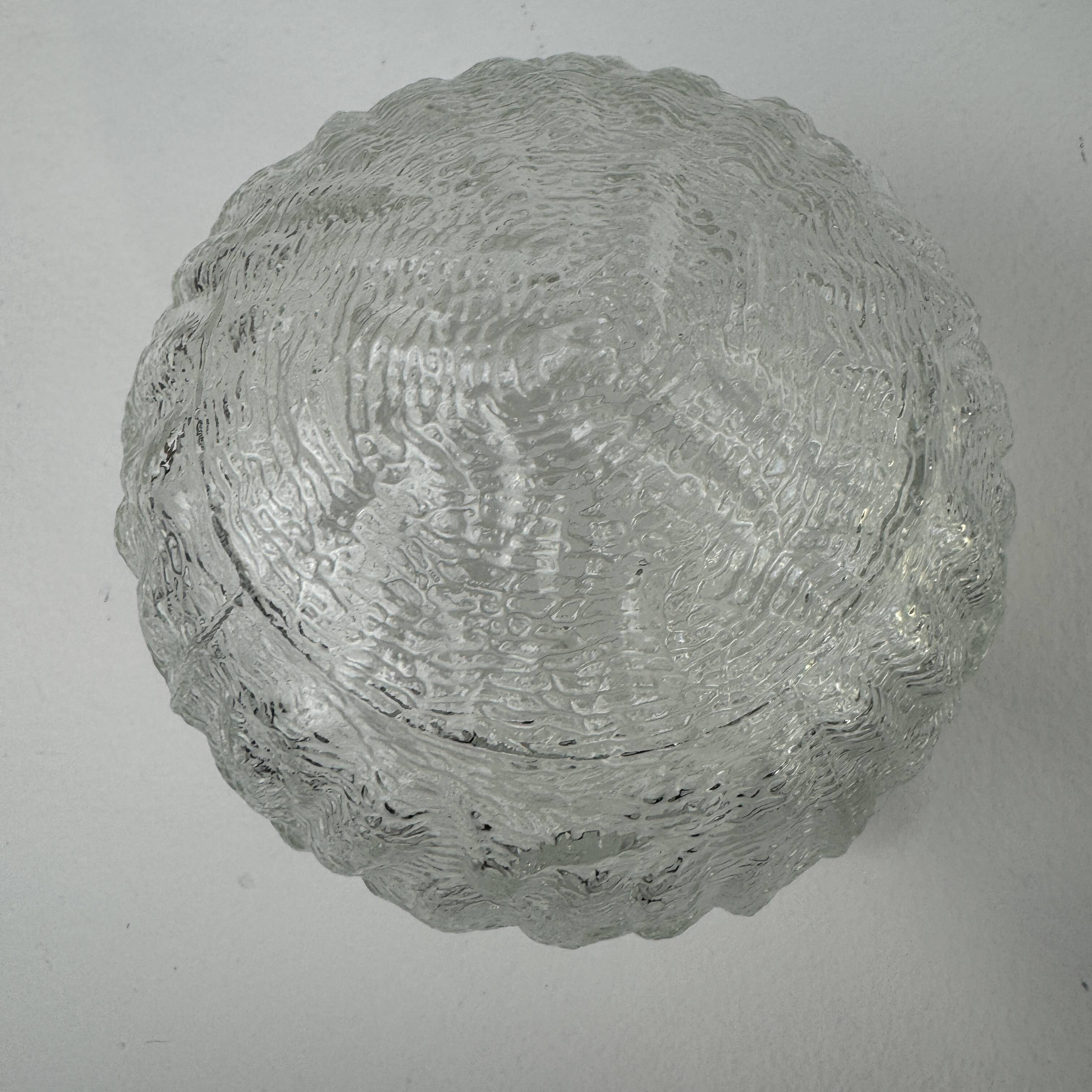 Lot of 3 vintage round glass pendants