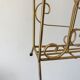 Golden metal magazine holder 60s