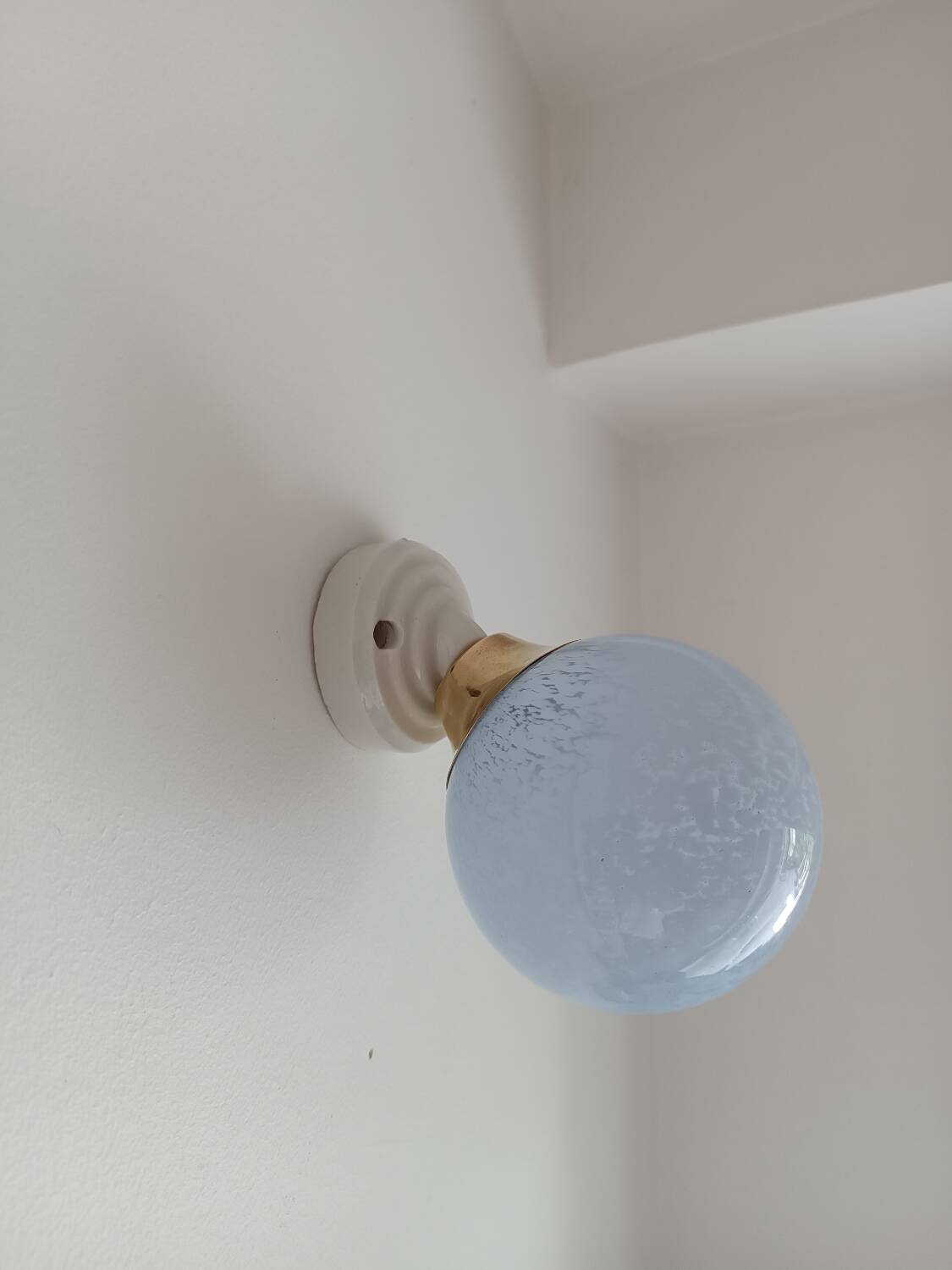 Clichy glass wall light